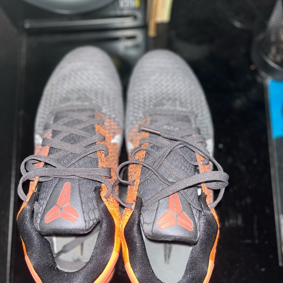 Nike Black and Orange Sneakers - Picture 2 of 5